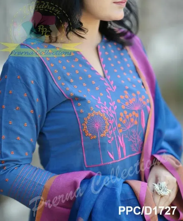 Cotton_Kurti_Pant_With_Dupta_Royal