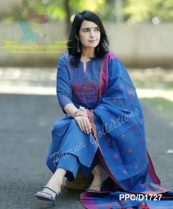 Cotton_Kurti_Pant_With_Dupta_Royal