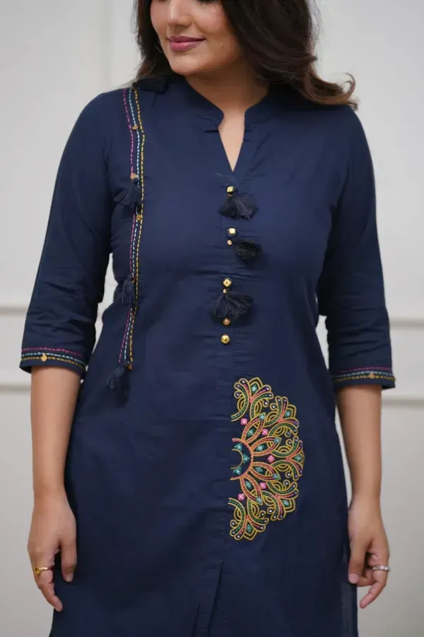 Blue_Cotton_Embroidered_Co_Ord_Set_For_Women