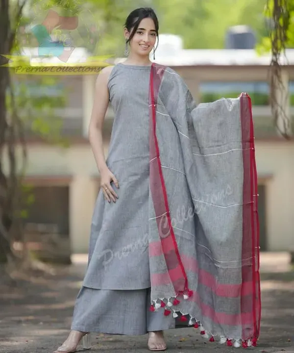 Khadi_Cotton_Hafe_Silvless_Gray