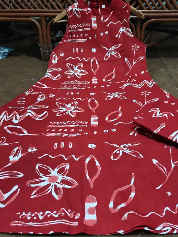 Cotton_Red_Printed_Cord_Set_Mama