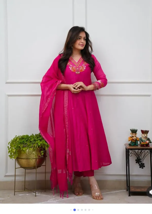 Chanderi_Anarkali_Cotton