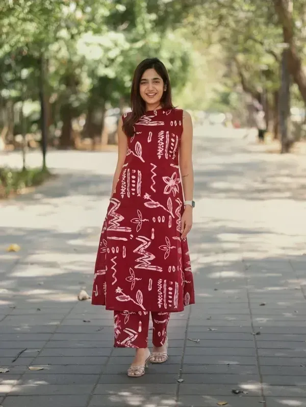 Red_Cotton_Floral_Printed_Co_Ord_Set_For_Women