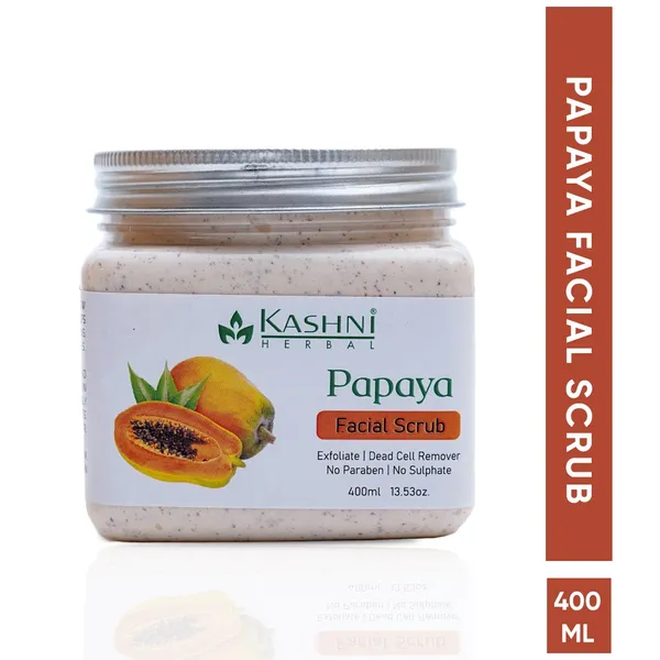 Kashni_Herbal_Papaya_Exfoliating_Facial_Scrub