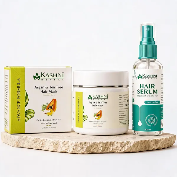 Kashni_Herbal_Argan_And_Tea_Tree_Hair_Mask_And_Serum_Set