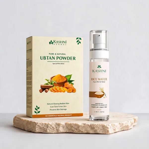 Kashni_Herbal_Ubtan_Powder_And_Rice_Water_Hyaluronic_Face_Mist_Set