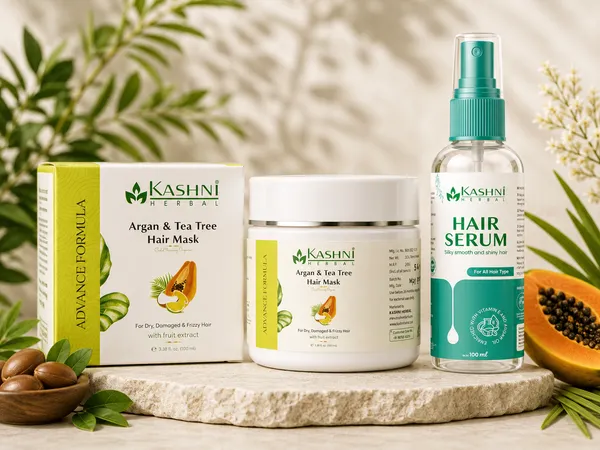 Kashni_Herbal_Argan_And_Tea_Tree_Hair_Mask_And_Serum_Set
