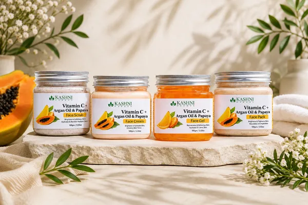 Kashni_Vitamin_C_Argan_Oil_And_Papaya_Skincare_Set_Pack_Of_4