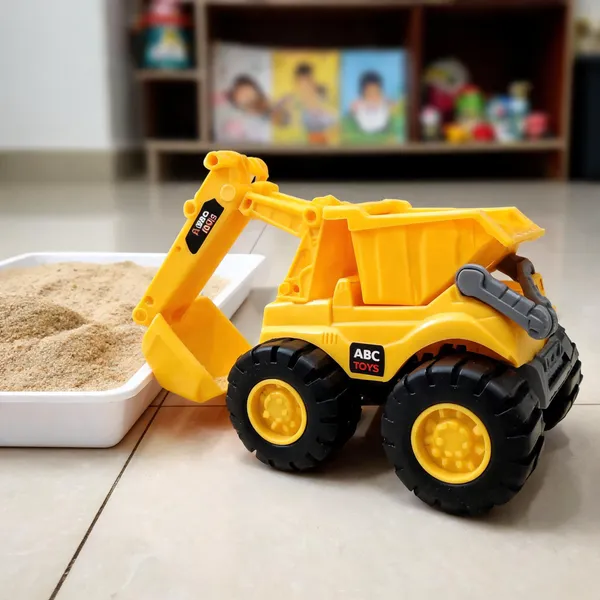 Yellow_Plastic_Excavator_Dump_Truck_Toy