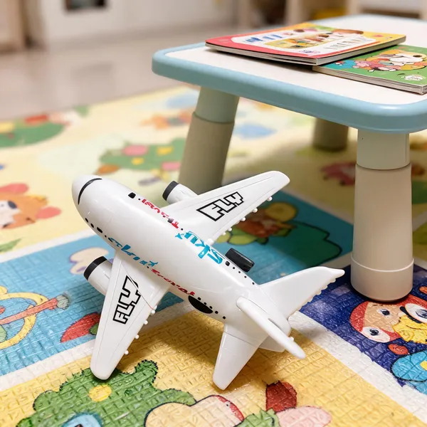 White_Friction_Power_Toy_Airplane