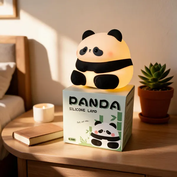 Silicone_Panda_Design_Table_Lamp
