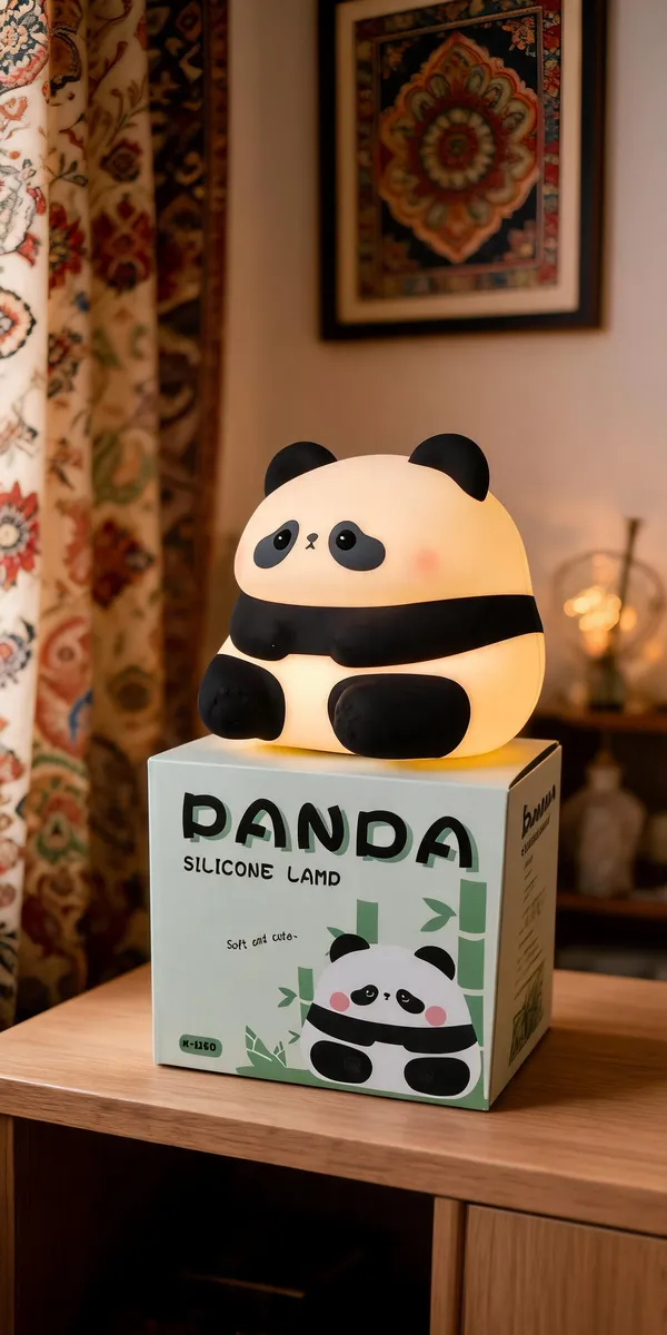 Silicone_Panda_Design_Table_Lamp