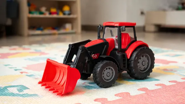 Lumo_Red_And_Black_Toy_Tractor_With_Front_Loader