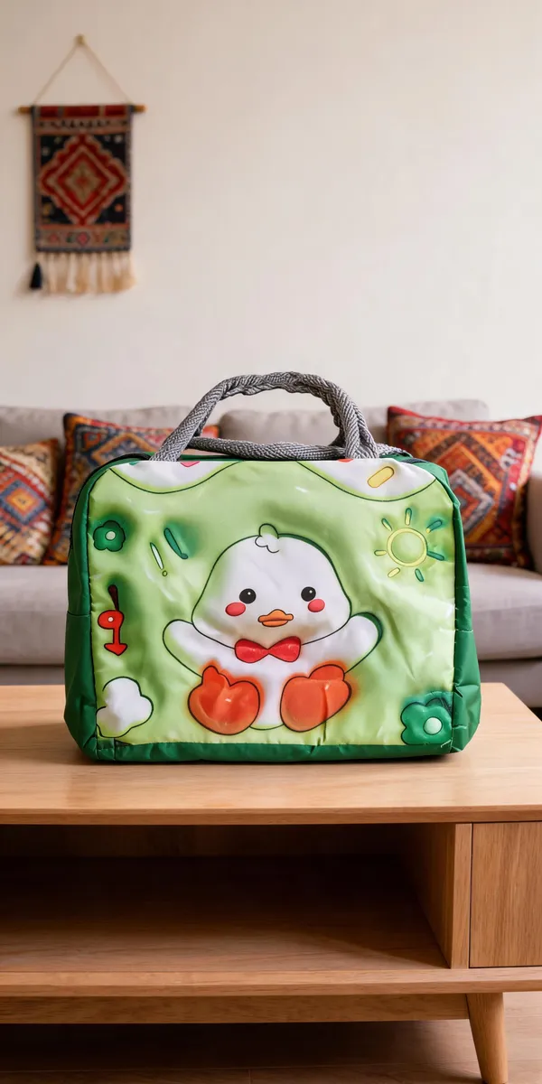 Green_Cartoon_Print_Tote_Bag_for_Kids