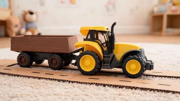 Yellow_Farm_Tractor_Toy_With_Trailer