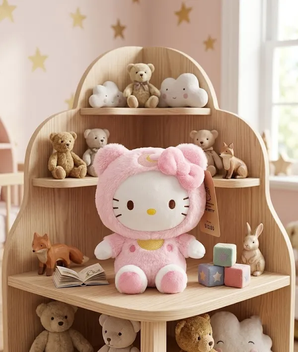 Pink_Cat_Character_Plush_Soft_Toy