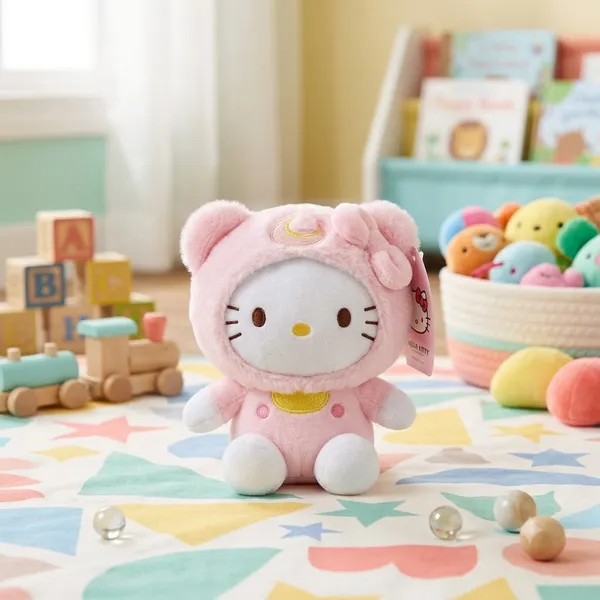 Pink_Cat_Character_Plush_Soft_Toy