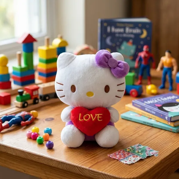 White_Cat_Character_Plush_Toy_With_Red_Love_Heart
