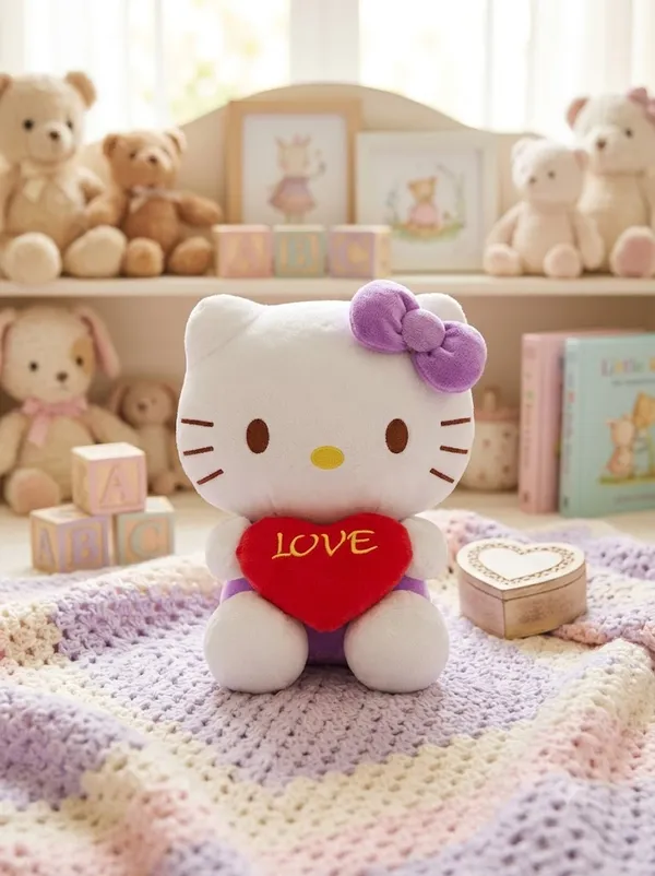 White_Cat_Character_Plush_Toy_With_Red_Love_Heart