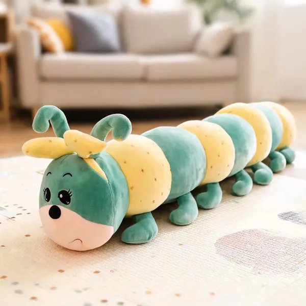 Green_And_Yellow_Caterpillar_Plush_Toy