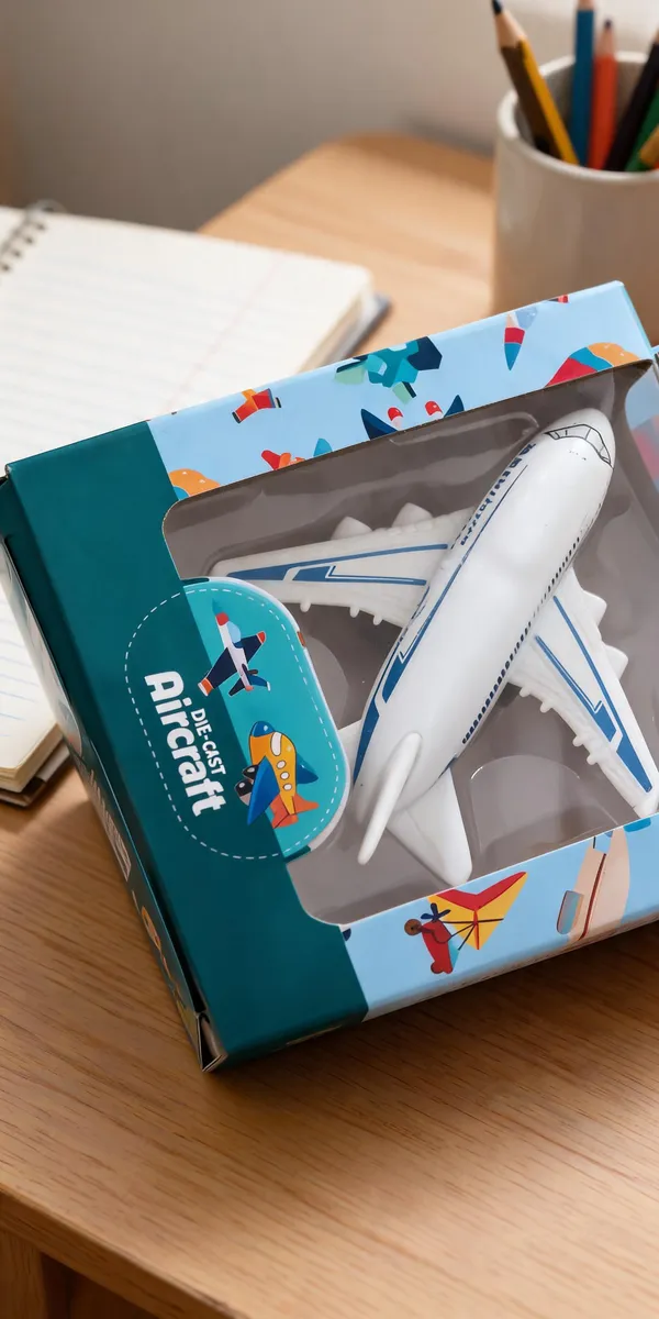 White_Die-Cast_Passenger_Airplane_Toy_For_Children