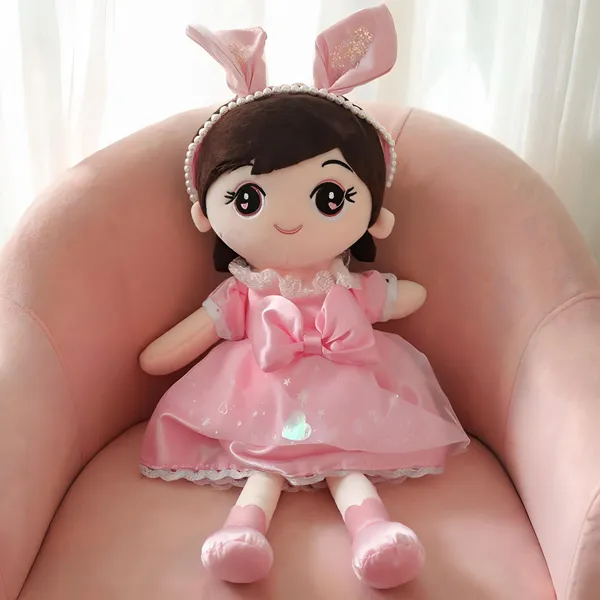 Pink_Bunny_Ear_Girl_Plush_Doll