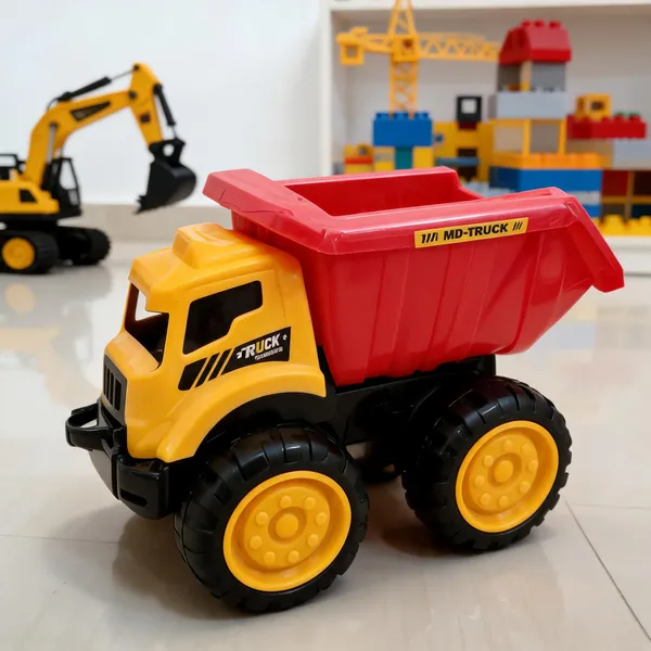 Yellow_Red_Friction_Dump_Truck_Toy