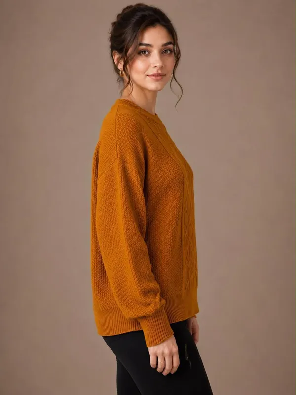 Mustard_Wool_Sweater_For_Women