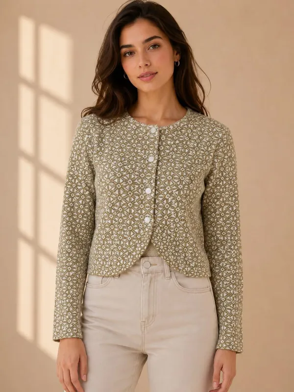 Beige_Wool_Cardigan_For_Women