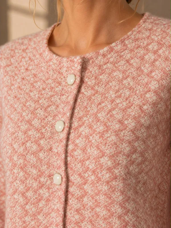Pink_Wool_Cardigan_For_Women