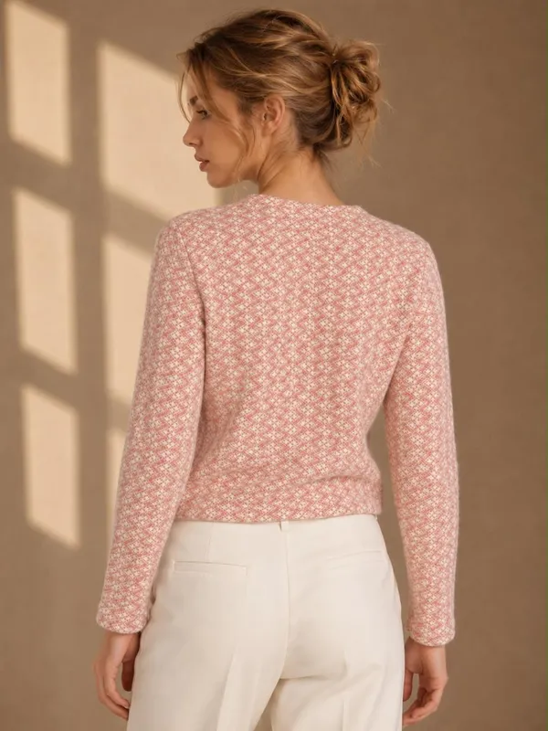 Pink_Wool_Cardigan_For_Women