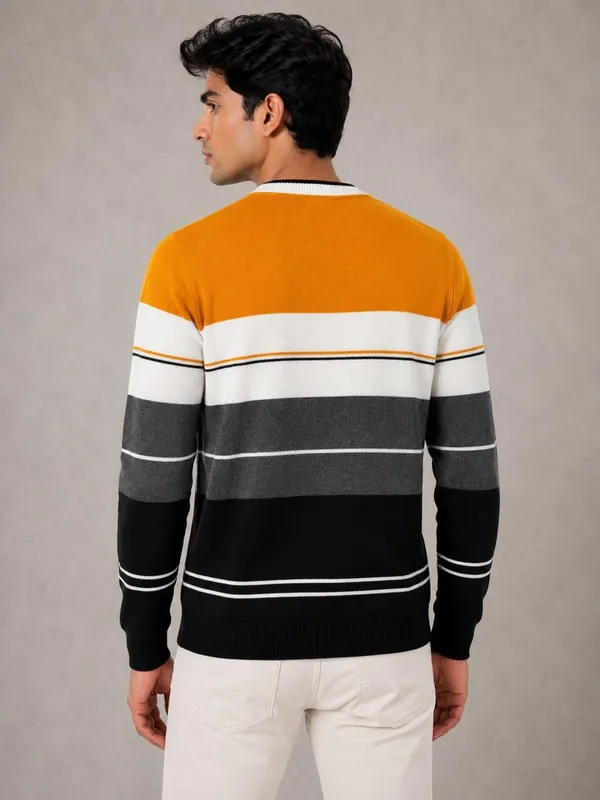 Multicolour_Wool_&_Cotton_Sweater_For_Men
