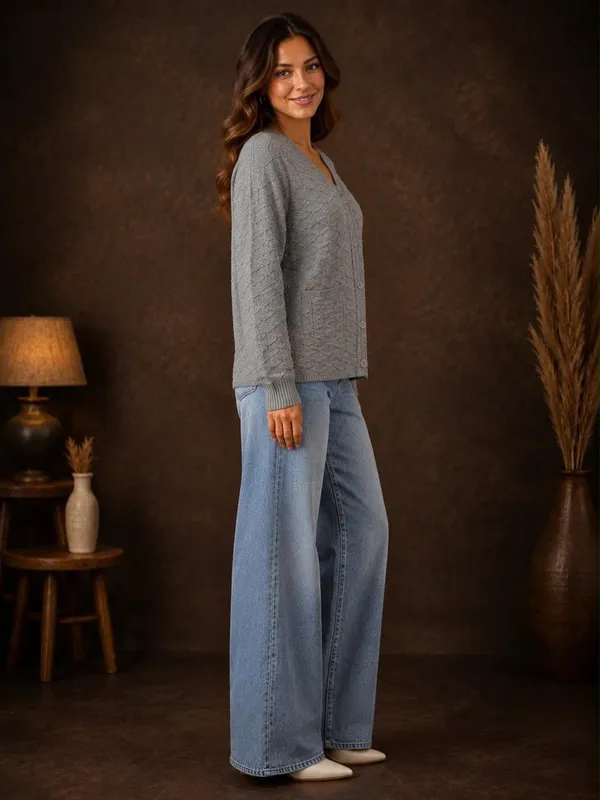 Grey_Wool_Cardigan_For_Women