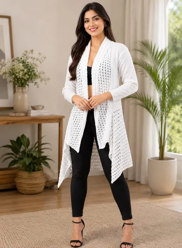 White_Wool_Cardigan_For_Women