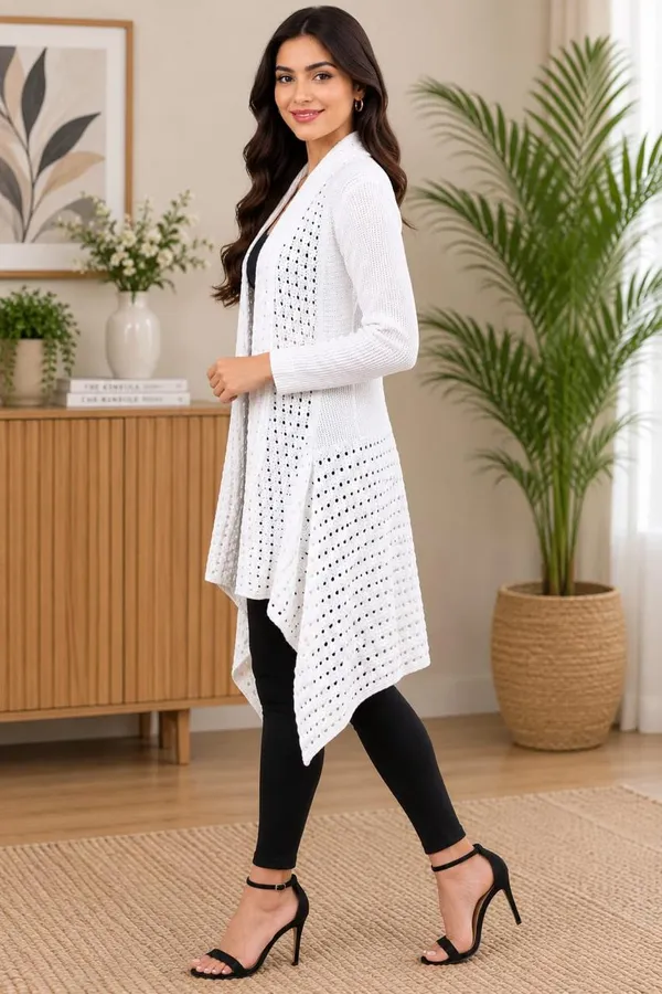 White_Wool_Cardigan_For_Women