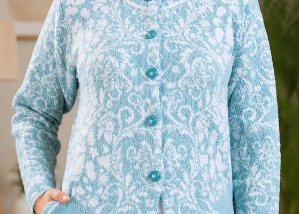 Light_Blue_Wool_Hair_Cardigan_For_Women