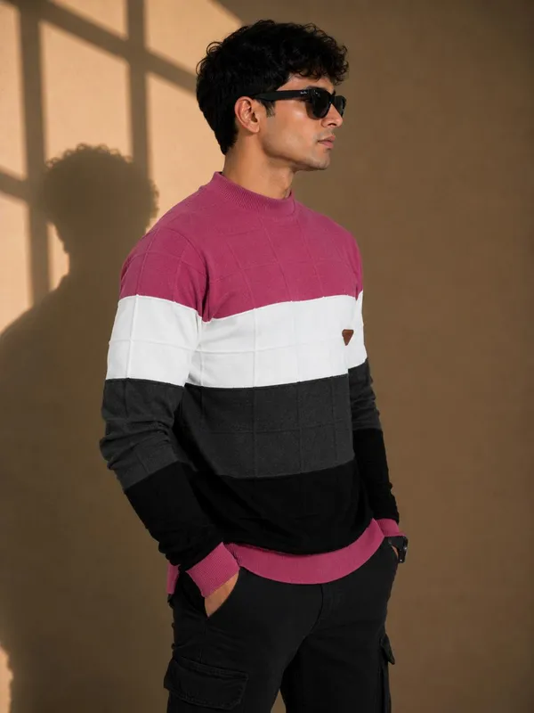 Multicolor_Wool_&_Cotton_Sweatshirt_For_Men