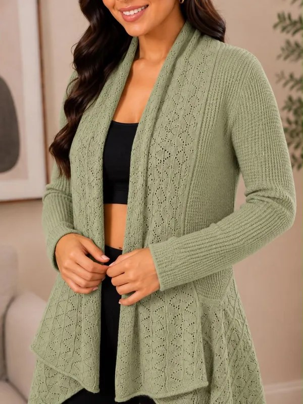 Green_Wool_Cardigan_For_Women