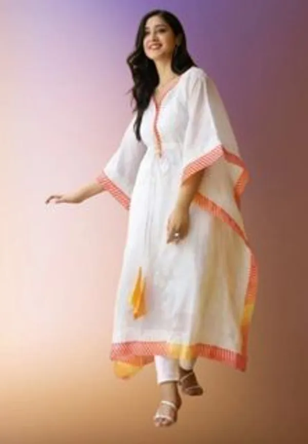 Nidhifashion_Solid_Cotton_Silk_Women_Kaftan