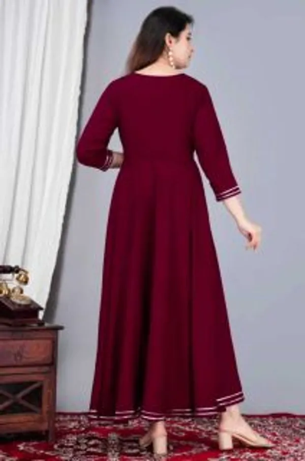 Embroidered_Viscose_Rayon_Anarkali_Kurta_For_Women