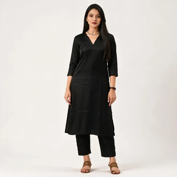Nirja_Fab_Women_Cotton_Kurti_Pant_Set