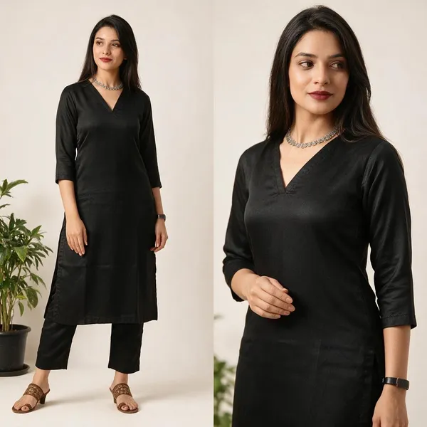 Nirja_Fab_Women_Cotton_Kurti_Pant_Set
