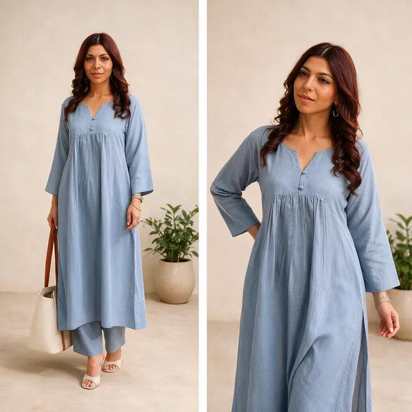 Cisnecom_Women__Kurti_Palazzo_Set