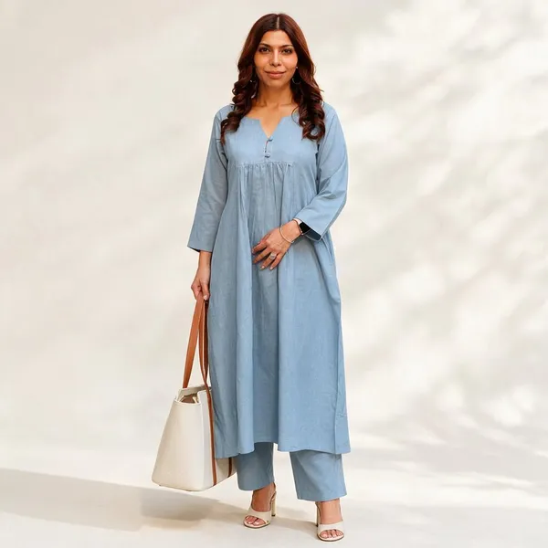 Cisnecom_Women__Kurti_Palazzo_Set