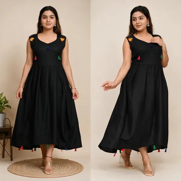 Mr_Fashion_Solid_Stitched_Anarkali_Gown_Black