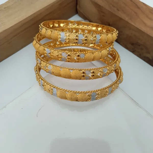 Gold-Tone_Embellished_Bangles_Set_For_Women