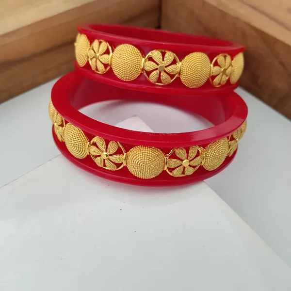 Red_Floral_Design_Bangles_For_Women