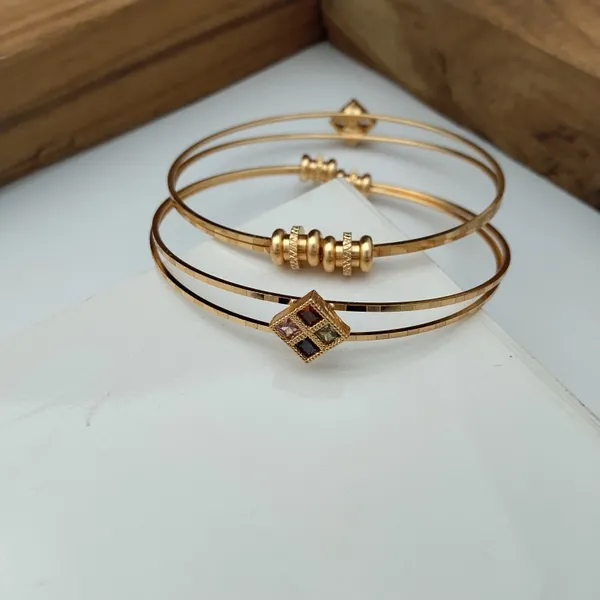 Gold_Tone_Geometric_Bracelet_Set_For_Women