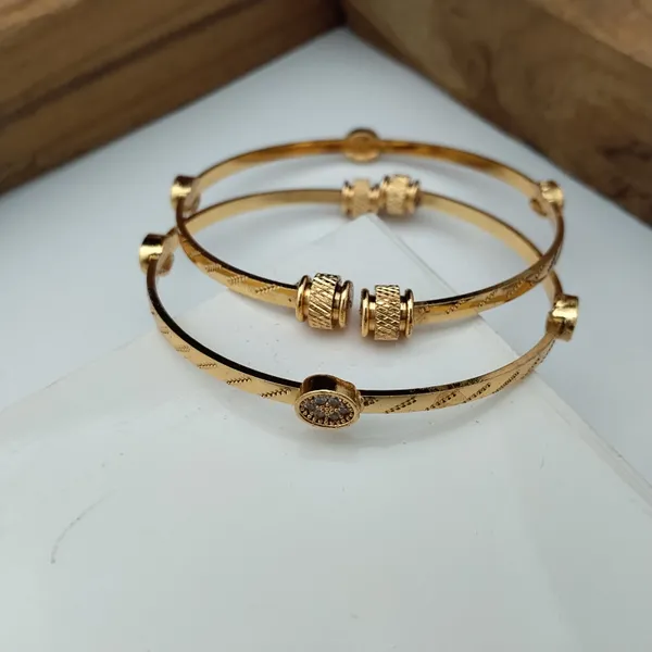 Gold_Tone_Embellished_Bracelet_Set_For_Women
