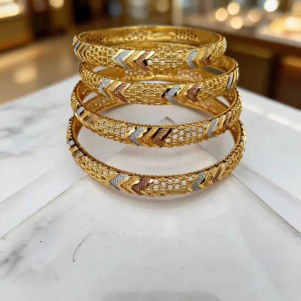 Gold_Tone_Embellished_Bangles_Set_For_Women